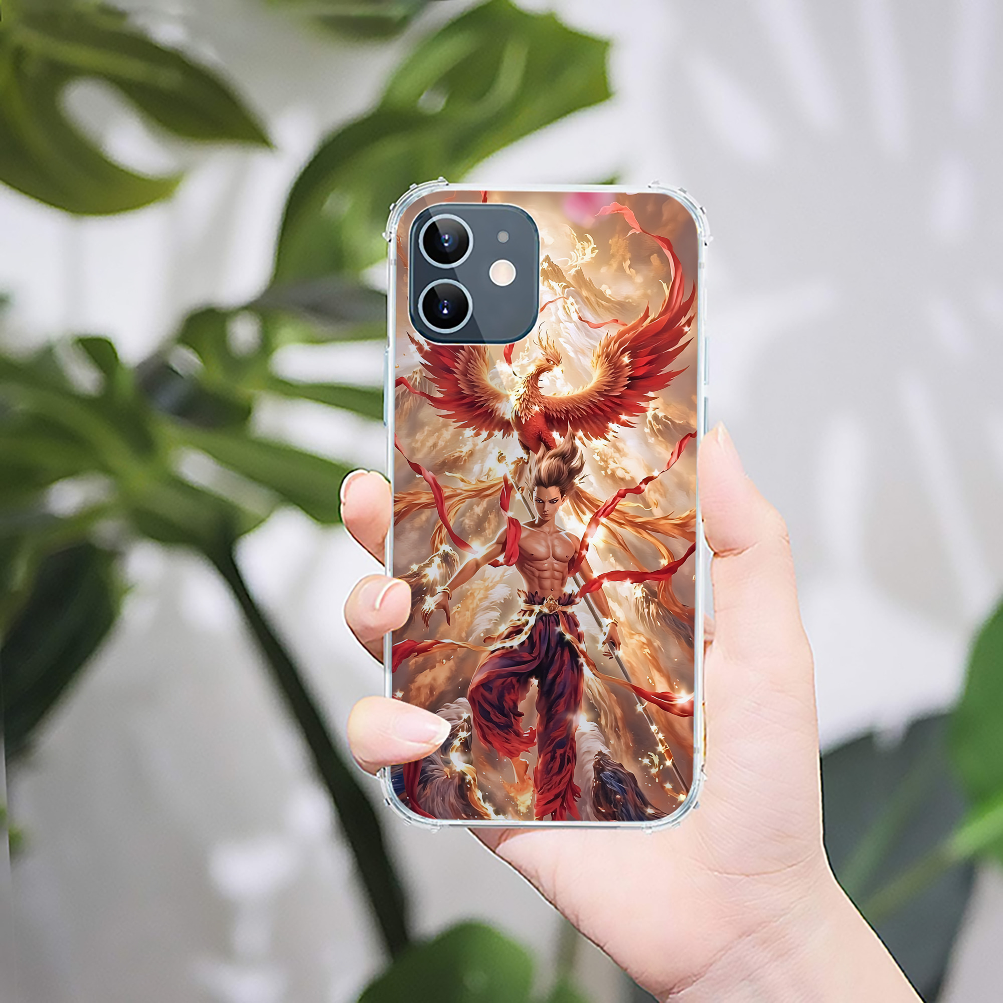 （画像用） Ne Zha 2 ナタ 魔童の大暴れ 【iPhone 12シリーズ対応】透明スマホケース（クリアソフトケース）